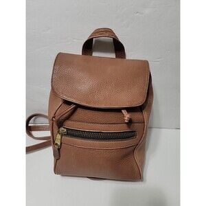 Vintage PATTIE JARRELL Colorado Light Brown Leather Backback Hobo Purse